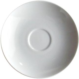 Alessi Mami Tee Untertassenn 6 Stück aus weißem Porzellan 16,0cm