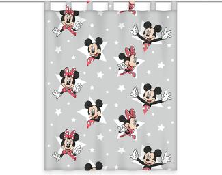 Disney Minnie & Mickey Gardine Vorhang Fertiggardine 140 x 175 cm blickdicht