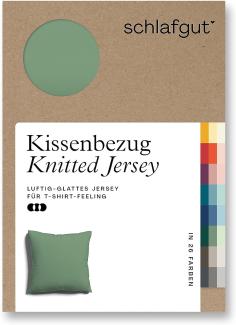 Adam Matheis Kissenbezug Knitted Jersey (BL 40x40 cm) BL 40x40 cm grün