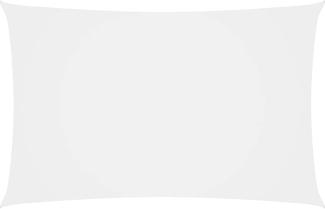 Sonnensegel Oxford-Gewebe Rechteckig 4x7 m Weiß