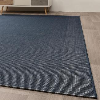 In- und Outdoor Teppich Halland, Farbe: Blau, Größe: 160x230 cm
