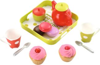 Ecoiffier 960 - Tee Set Tablett mit Cupcakes