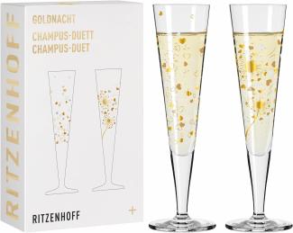 Ritzenhoff 6031007 Champagnerglas-Set F24 GOLDNACHT Ana Vasconcelos 2024