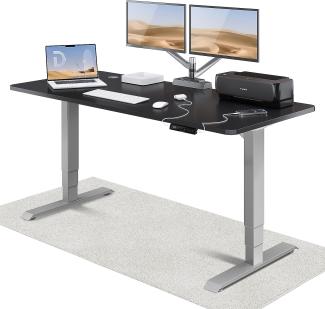 Höhenverstellbarer Schreibtisch (180 x 80 cm) - Schreibtisch Höhenverstellbar Elektrisch mit Flüsterleisem Dual-Motor & Touchscreen - Hohe Tragfähigkeit - Stehtisch von Desktronic