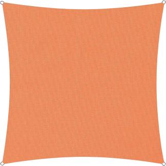 Lumaland Sonnensegel Polyester Quadrat 3 x 3 Meter Orange