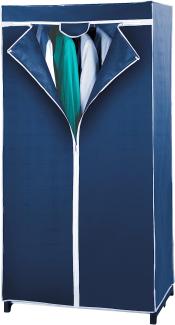 Kleiderschrank Air, mit Ablage, 75 x 160 x 50 cm, Blau - WENKO
