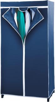 Kleiderschrank Air, mit Ablage, 75 x 160 x 50 cm, Blau - WENKO