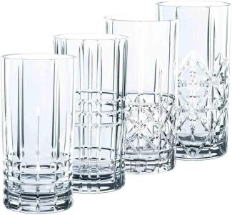 Spiegelau & Nachtmann, 4-teiliges Longdrink-Set, Kristallglas, 445 ml, Highland, 0097784-0