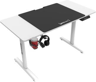Höhenverstellbarer Tisch Pomona elektrisch, weiß, 72 x 110 x 60 cm