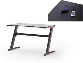 Schreibtisch >mcRACING Gaming Desk< (BxHxT: 120x73x60 cm) in schwarz