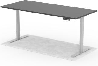 Schreibtisch DESK 200 x 90 cm - Gestell Grau, Platte Anthrazit