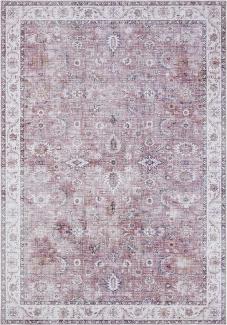Vintage Teppich Vivana Himbeerrot - 200x290x0,5cm