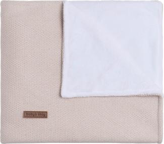 BO Baby's Only - 70x95 cm - Babydecke aus Baumwolle mit Teddystoff - TOG 2.7 - für Jungen und Mädchen - Sand
