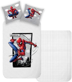 Disney Bettwäsche Spiderman | 135x200 cm + 80x80 cm