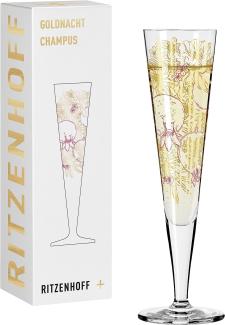 Ritzenhoff 1071031 Champagnerglas #31 GOLDNACHT Maggie Enterrios 2023 in Geschenkbox