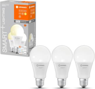 LEDVANCE 3x Wifi SMART+ Classic LED Lampe dimmbar (ex 100W) 14W / 2700K Warmweiß E27 3er