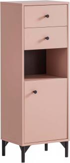 Schildmeyer Highboard Smash, Holzwerkstoff, Apricot, 40,3 x 33,05 x 114,4 cm (B/T/H)