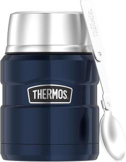 Thermos Essensbehälter 'King' mit Löffel, 0, 47 L, dunkelblau