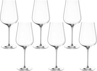 LEONARDO 066411 Brunelli Rotweinglas 740 ml, Teqton Glas, klar (6 Stück)