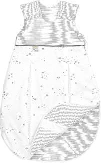 Odenwälder BabyNest® primaklima Jersey-Schlafsack, 70 cm, Weiß/Grau, TOG-Wert: 2,5