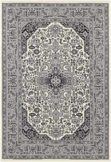 Orientalischer Kurzflor Teppich Skazar Isfahan Creme - 200x290x0,9cm