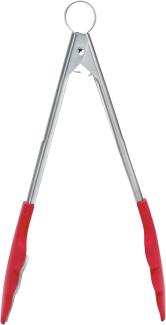 Cuisipro 74717805 Zange mit Zähnen Silikon 30. 5 cm, rot