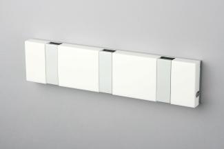 Knax Lite 3 weiß Luxus-Hakenleiste für Bad & Küche Länge 20 cm