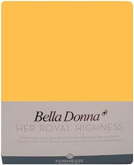 Formesse Bella-Donna Jersey Spannbettlaken | 120x200 - 130x220 cm | goldgelb