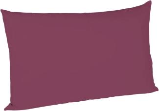 Fleuresse Mako-Satin-Kissenbezug uni colours himbeere 5015 50 x 70 cm
