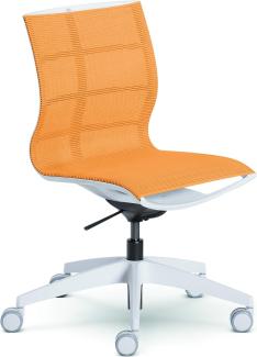 Sedus se:joy Bürostuhl, Drehstuhl, Konferenzstuhl, Designstuhl, Schreibtischstuhl Orange 86 x 78 x 99 cm