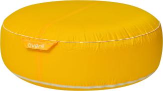 Jilong Campingstuhl Avenli Pouf Sitzkissen 98x38cm Sitzsack aufblasbar gewebeverstärkter Bezug wasserfest Outdoor gelb