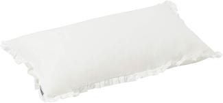 Hoppekids Winter Wonderland Kissen, Baumwolle, Weiß, 65 x 30 x 15 cm