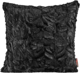 Magma Dekokissenhülle Fluffy | 40x40 cm | schwarz