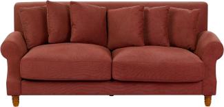 2-Sitzer Sofa rot EIKE