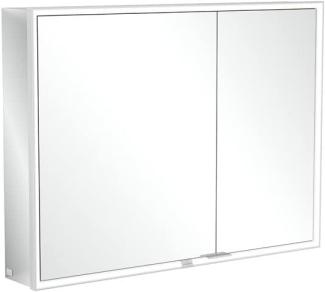 Villeroy & Boch My View Now, Spiegelschrank für Aufputzmontage, mit Beleuchtung, 1000x750x168 mm, mit Ein-/Ausschalter, Smart Home fähig, 2 Türen, A45710 - A4571000