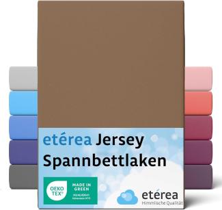 etérea Comfort Jersey Spannbettlaken Stucco 100x200 cm - 120x200 cm