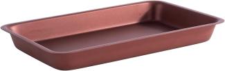 APS Tablett LEVANTE (B)265 x (T)160 mm, kupferrot aus Edelstahl, stapelbar, 0,70 Liter, Höhe: 30 mm - 1 Stück (40712)