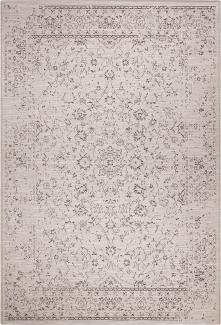 In- und Outdoor Teppich Orient Grau - 77x200x0,3cm