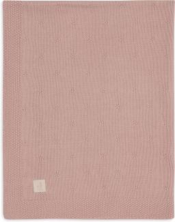 Jollein Decke Wiege 75x100 cm Cosy Knit Wild Rose Rosa