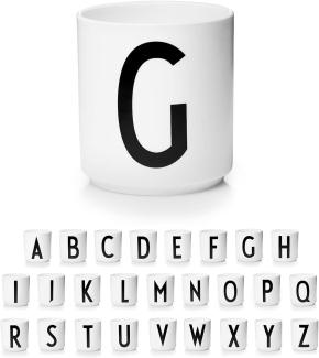 Design Letters Porzellan Kaffeetassen A-Z Weiß | Kaffeetasse | Geschenke für frauen, Männer | Verwendungals Zahnputzbecher, Teetasse | Dekorativ Design Tasse | Premium dekorativen Buchstaben becher