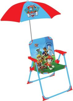 Jemini Paw Patrol Kinder-Klappstuhl mit Sonnenschirm, Legierter Stahl, blau, 38x8x50 cm