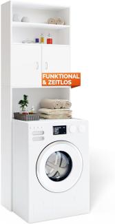 CASARIA® Waschmaschinenschrank Weiß