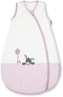 Sterntaler Sommer-Schlafsack für Kleinkinder, Reißverschluss, Größe: 110, Emmi Girl, Weiß/Rosa
