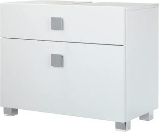 Schildmeyer 105841 Waschbeckenunterschrank, 65 x 53,5 x 32,5 cm, weiß