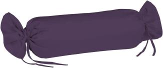 Fleuresse Mako-Satin-Kissenbezug uni colours lavendel 6062 40 x 15 cm