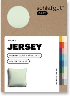 Schlafgut Kissenbezug EASY Jersey | Kissenbezug einzeln 80x80 cm | green-light