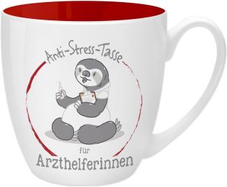 GRUSS & CO Anti-Stress-Tasse Motiv "Arzthelferinnen " | Tasse mit Spruch, 45 cl, New Bone China | Geschenk für Sie | 45484