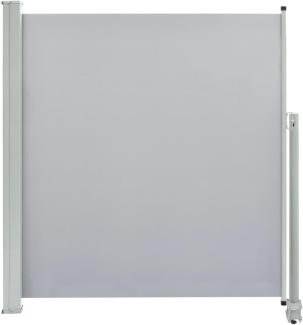 vidaXL Ausziehbare Seitenmarkise 140x300 cm Grau