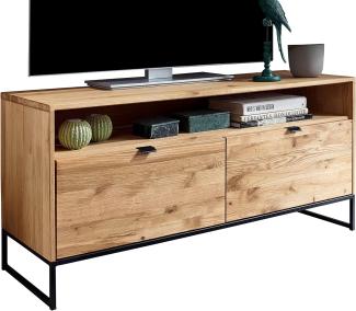 Woodroom Siona TV-Kommode, Eiche massiv geölt, BxHxT 120x57x40 cm