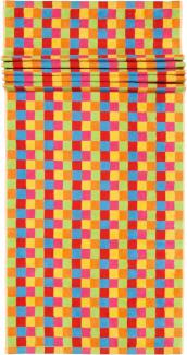Cawö Handtücher Lifestyle Karo multicolor 25 | Saunatuch 70x180 cm